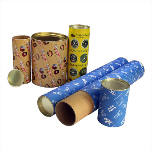 Custom Paper Tube - Biodegradable Paper Material, Eco-Friendly Design for Food & Promotion Uses, Smooth Texture for Easy Winding