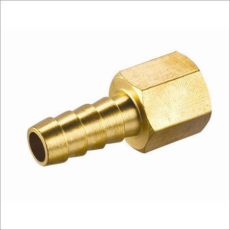 Golden Brass Hose Nipple