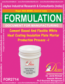 Cement Based & White Heat Coating Insulation Plate Mortar Production Process a  I