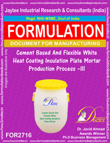 E Books Cement Based & White Heat Coating Insulation Plate Mortar Production Process A Iii