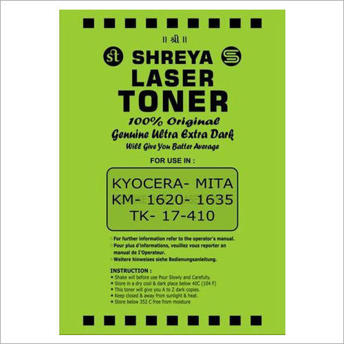 Copier Toner Powder - For Use In: Printer