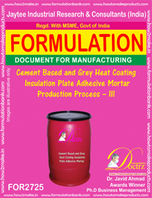 Cement Based & Grey Heat Coating Insulation Plate Adhesive Mortor
