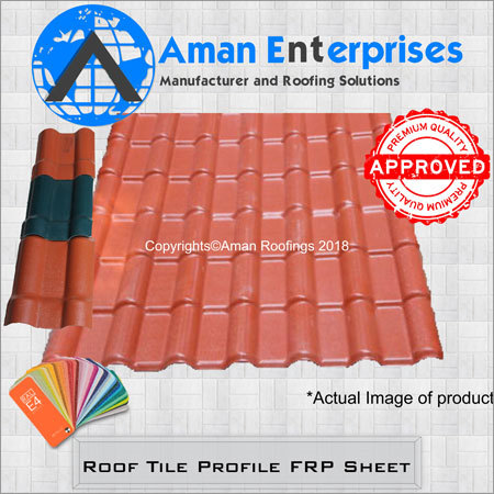 Roof Tile Profile FRP Sheet By Aman Infra Projects