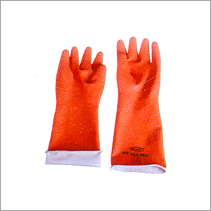 Plain Colored Rubber Hand Gloves
