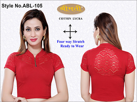 15 To 30 Ladies Zipper Blouse