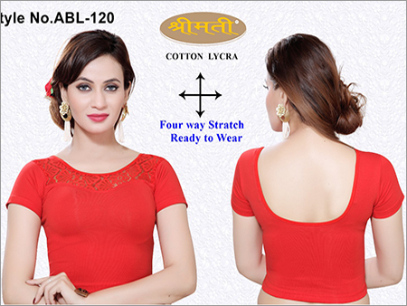 Ladies 4Way Lycra With Lace Blouse