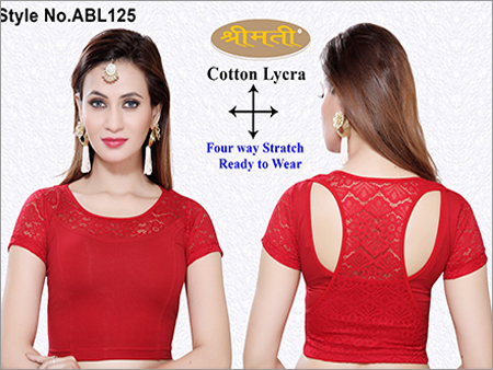 15 To 30 Ladies 4 Way Lycra T-Back Blouse Short Sleeve