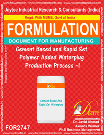 E Books Cement Based & Rapid Set Polymer Added Waterplug Production Processa I