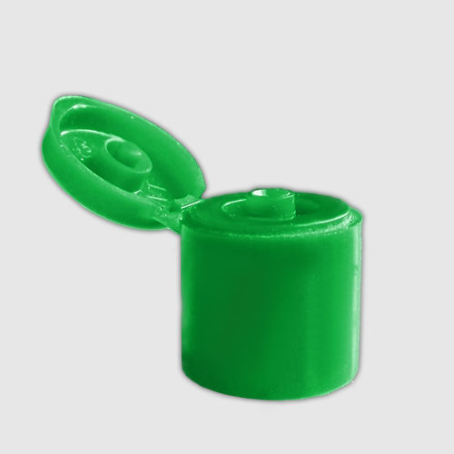 Green Snap Fit Tamper Evident Flip Top Cap Diameter 17 Millimeter (mm