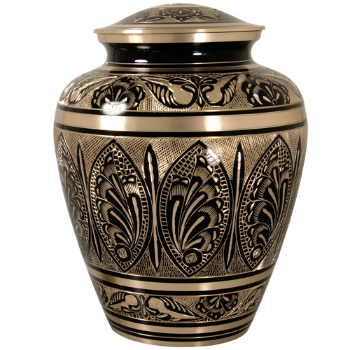 Brass Metal Biarritz Cremation Urn