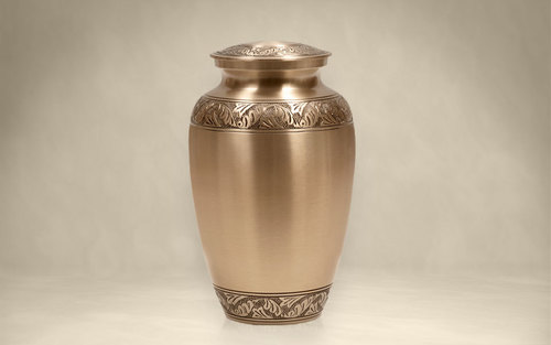 Leaves Bronze Classic Cremation Urn