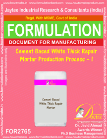 E Books Cement Based White Thick Repair Mortar-I