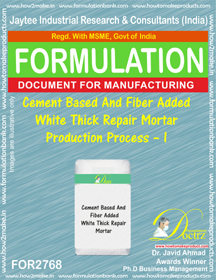 E Books Cement Based & Fiber Added White Thick Repair Mortar A I