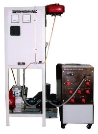 Four Stroke Single Cylinder Petrol Engine Test Rig - Color: White Black