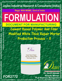E Books Cement Based Polymer & Fiber Modified White Thick Repair Mortar A Ii