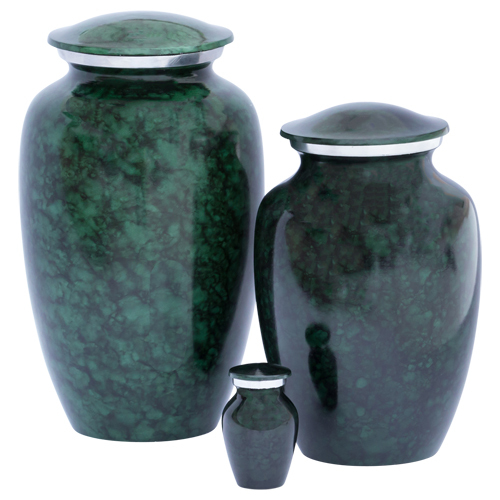 Classic Denim Alloy Cremation Urn