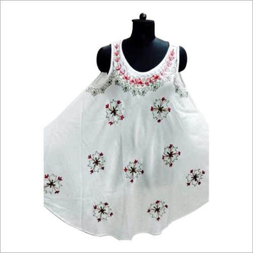 Ladies Embroidered Sleeveless Top