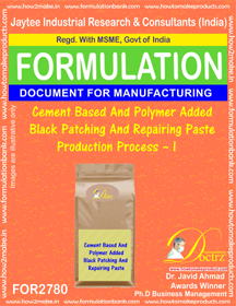 E Books Cement Based And Polymer Added Black Patching And Repairing Paste-I