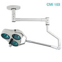 Led Ceiling Ot Light - Model No. Cmi 103, Dome Head 515 Mm, Dichoric Glass Reflector 200 Mm, 24v X 150w X 3 Bulbs, 80,000 Lux Intensity, 1014 Mm Height, Features: Deep Illumination, Durable Spring Arm, Sterilizable Handle, Digital Control Panel