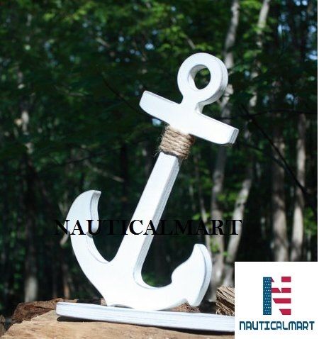 NauticalMart Ship Wood Anchor 18":Display Wall decor