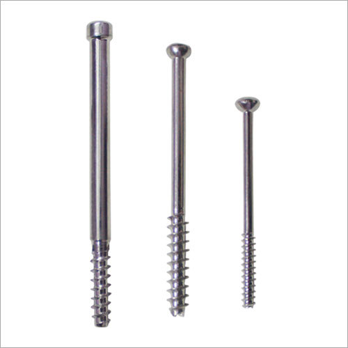 Cancellous Bone Screw By ORTHO JOINT PLUS