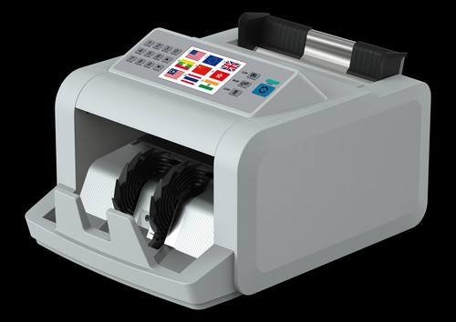 Light Grey Mix Value Currency Counting Machine