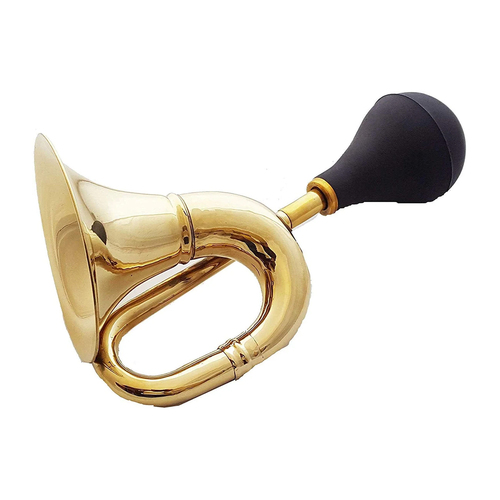 Brown Brass Vintage Clown Horn