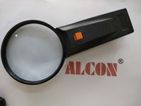 White And Black Illuminated Magnifying Glass