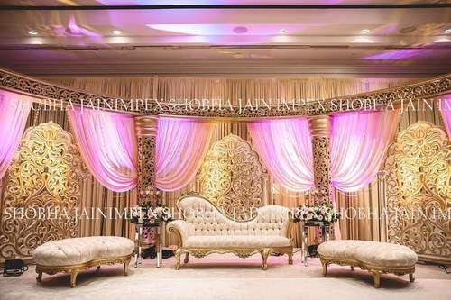 Jali Pillar Wedding Stage