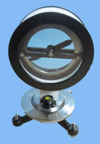 Silver And Black Dip Circle