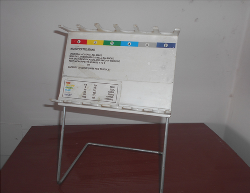 Micro pipette stand