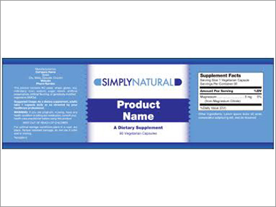 Food Packaging Product Labels