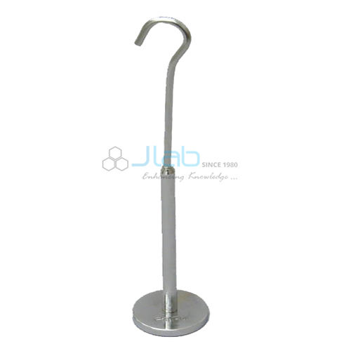 Hanger For Slotted Weight Steel Nickel Plated