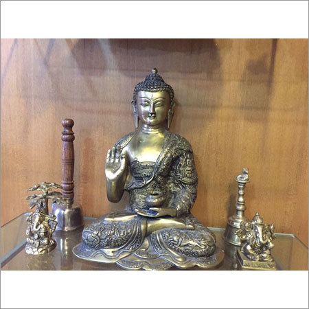 Metal Lord Buddha Statue