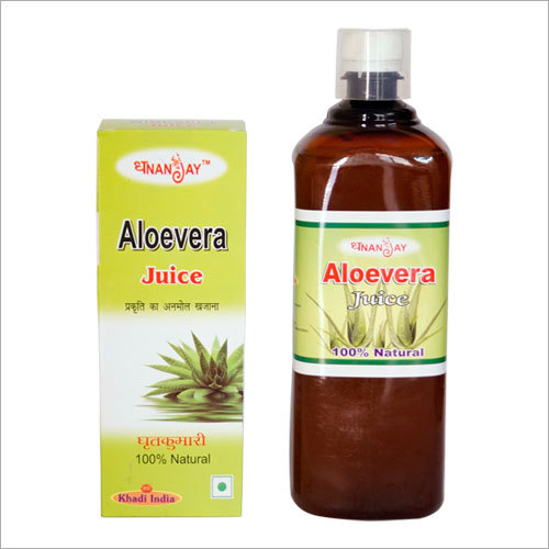 Aloe Vera Juice - Glass Bottle, 500 ml Amber Packaging | 100% Natural Antioxidant, Hygienically Processed, No Additives