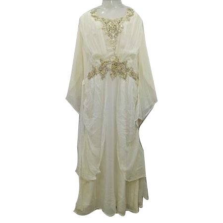 Ladies Embroidered Kaftan - Customizable Sizes, All-Season Wear | Elegant Design, Stylish Patterns, Skin-Friendly Comfort