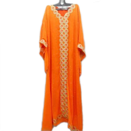 Ladies Modern Kaftan - Cotton Blend, Customized Sizes & Colors | All-Season Wear, Ethnic Arabic Style, Machine Washable, Perfect Fit