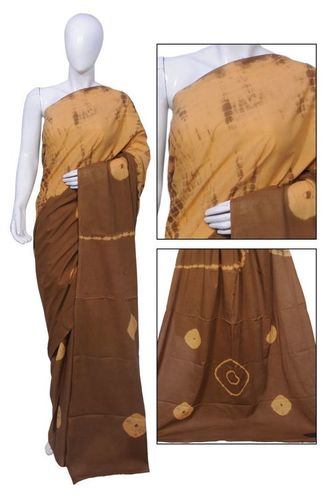 Brown Fancy Border Sarees