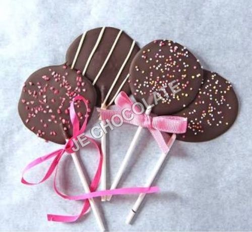 Brown Chocolate Lollipop With Sprinkel