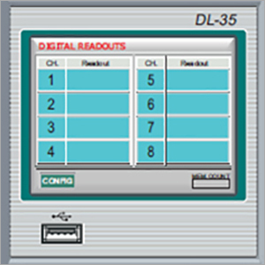 Dl 35 Hmi Screen Data Loggers Application: Industrial