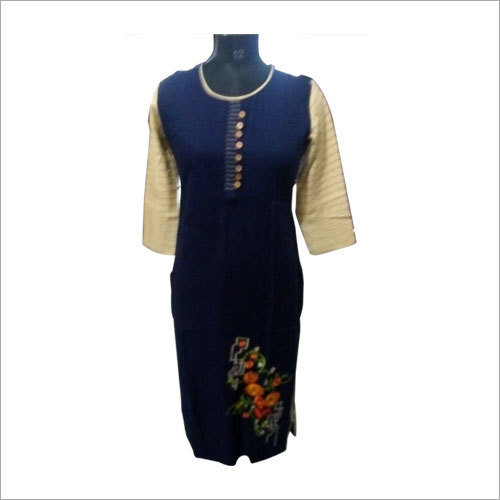 Ladies Thread Embroidery Kurti