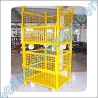 Yellow Metal Pallets