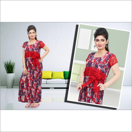 Ladies Fancy Cotton Nighty
