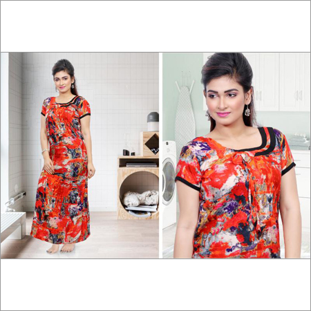 Printed Cotton Nightgown