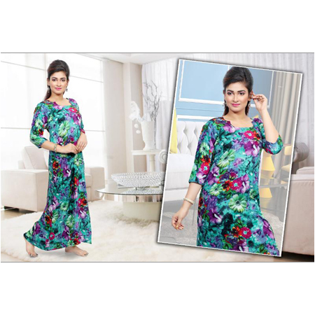 Women Feeding Cotton Nighty