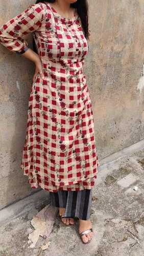 Rayon Printed Kurti