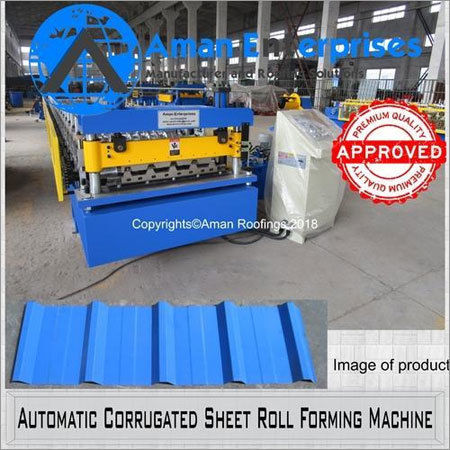 Cast Iron Automatic Corrugated Sheet Roll Forming Machine