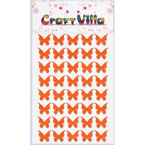 Craft Villa Small Card Butterfly Glitter Sticker