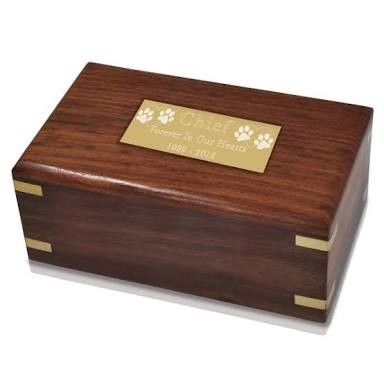 Wooden Urn