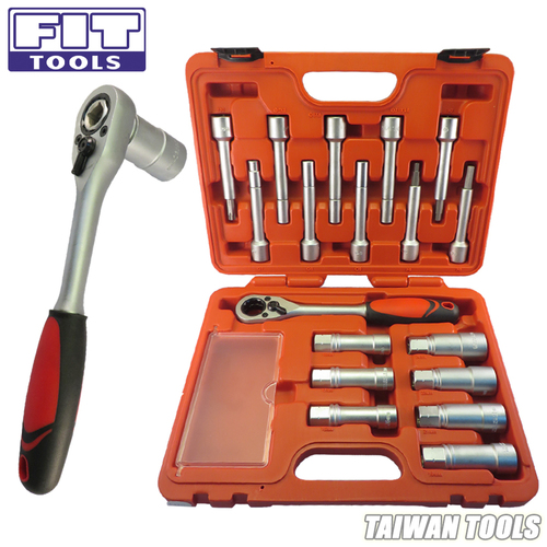 FIT TOOLS 1/2" Dr. Shock Absorber Remover / Installer 18 pcs Tool Kit